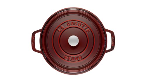 Image of Staub Cast Iron 2.75-qt Round Cocotte - Grenadine, Made in France