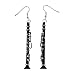 orecchini - Miniblings clarinetto strumento box orecchini box - gioielli moda a mano ho orchestrale clarinettista jazz band