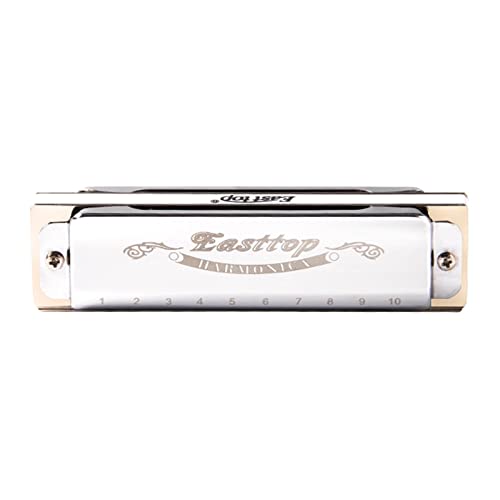 Harmonica Diatonic 10 trous harmonica ABS Comb orgue C – key Blues harpe instrument top East t008 pour débutants - Les Beatles, Paul McCartney, John Lennon, RIngo Starr, George Harrison Harmonica Diatonic 10 trous harmonica ABS Comb orgue C - key Blues harpe instrument top East t008 pour débutants – Image 3
