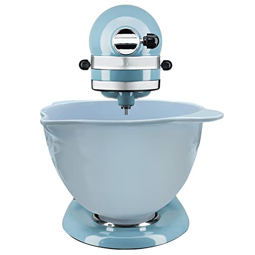 Food Grade Plastic Mixer Bowl Compatible with KITCHENAID TILT-HEAD STAND MIXERS 4.5 And 5QT, Artisan 5KSM125, 5KSM150, 5KSM175, 5KSM7580, KSM150, RRK150 and More Models,Blue