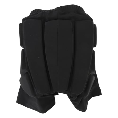 3D Tailored Fit Butt Protective Padded Shorts, Shock Absorbing Soft Elastic Hip Shorts for Snowboarding, Skating, Ice Skating and Outdoor Activities (XL)
