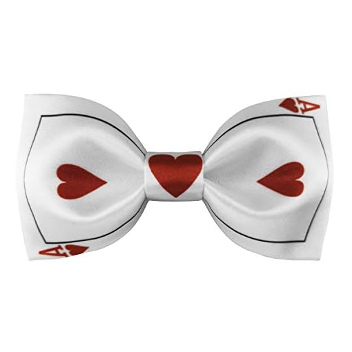 Pre-tied Ace of Hearts Bow Tie