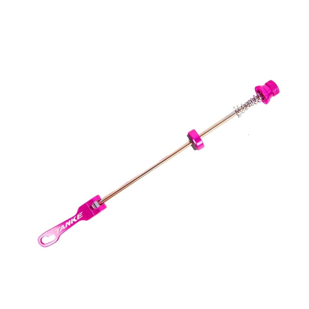 Cycling Quick Releases Bicycle Quick Release Bolt Hub Skewers Lever Axle Road Mountain Bike Replacement Cycling Parts For Front 100mm Rear 135mm Quick Release Skewer ( Color : Pink lever rear )