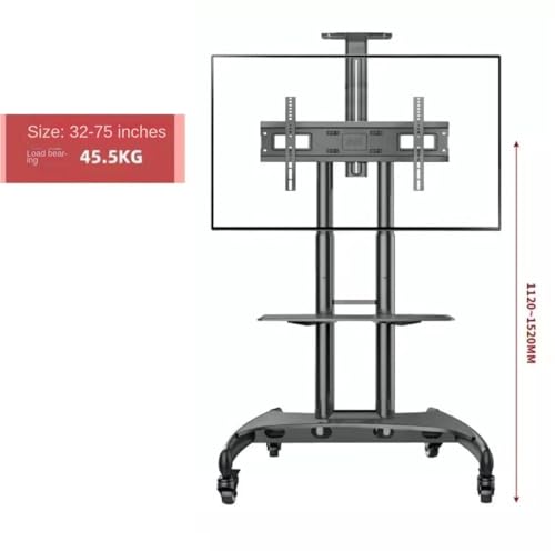 Soporte móvil para TV de 32-75 pulgadas con ruedas miniatura 2