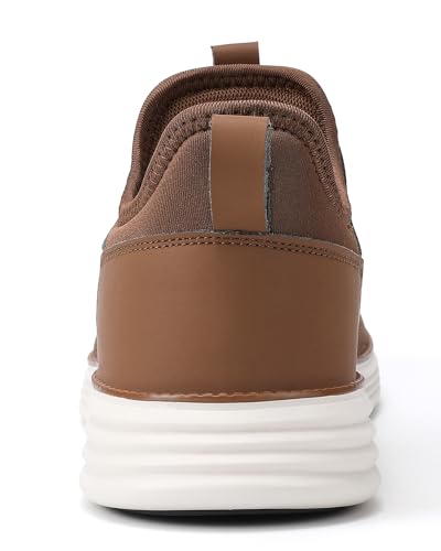 Image of VILOCY Mens Slip On Casual Dress Shoes Hands Free Fashion Sneakers Mesh Tennis Walking Work Shoes Comfortable Breathable Lightweight Non Slip