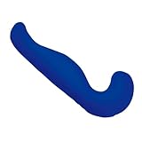 MOGU(モグ) 気持ちいい抱きまくら 日本製 身体が求めるビーズクッション へたりにくい パウダービーズ使用 大型(約50x115x20cm) ロイヤルブルー カバー付き カバー洗濯可 男女兼用 妊婦 介護 横向き うつぶせ 体圧分散