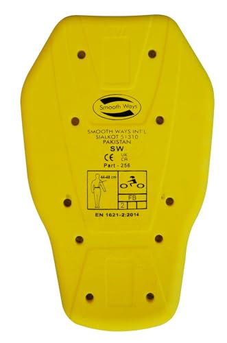 daph Espaldera SW256 M protector de espalda | espaldera moto | Protección NIVEL 2 | Excellent PU Flexishock | para bolsillo de chaqueta de moto