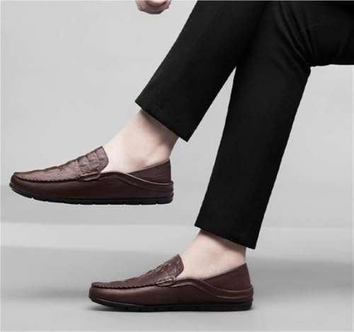 Mens Slip On Loafers Round Toe Flat Heel Comfortable Simple Classic Prom Wedding Casual Shoes Lightweight4