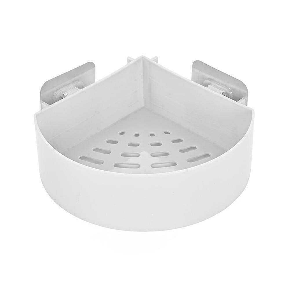 JEEJEX Bathroom Accessories Set for Home Kitchen Wall Holder Storage Rack Corner Shelf with Self Adhesive Sticker Multipurpose Wall Holder(2 SHELVE + 2 Corner + 2 SOAP Stand) 1