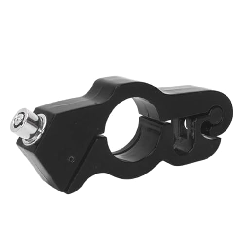 Cnfang4 Anti-Theft Grip Handlebar Grip Lock 1 Pc For all handlebar handles (25~38mm) in diameter Aluminum Alloy Black