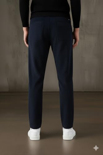 Image of INKKR Men's Comfortable Corduroy Pants | Relaxed Fit Stretch Casual Trousers