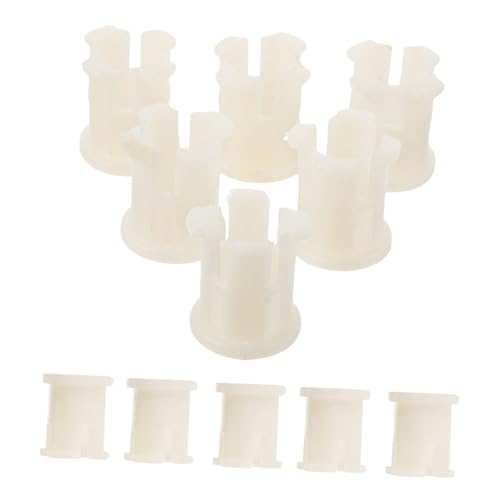 BCOATH 20pcs Small Caster Stem Sleeves for Chair Feet Plastic Wheel Socket Inserts with Fine Workmanship Wear-resistant Caster Socket for Office Chairs and Furniture