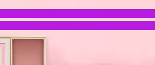 Borders Unlimited Violet Simple Stripe