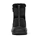 koppu Kids Snow Boots Winter Hook and Loop Waterproof Slip Resistant Fur Lined Insulated Mid Calf boys and girls Fashion Color Block shoes Toddler/Little Kid/Big Kid Little13 black