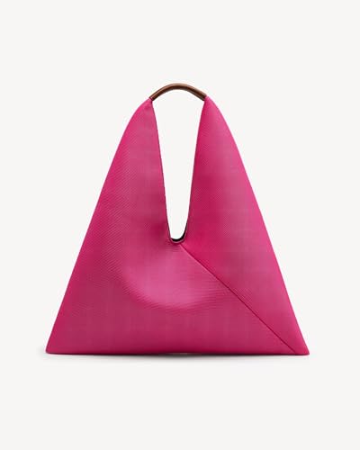 Image of NEWBELLA Anne Knitted Shoulder Hobo Bag City Chic Sporty Women Hobo Handbags,Hot Pink