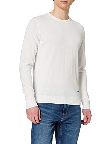 Preisvergleich Produktbild HECHTER PARIS Herren Knit Crewneck Pullover, Snow, XL
