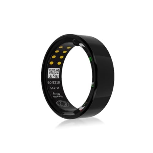 Yoidesu Smart Ring Health for Men & Women, Fitness Sleep Heart Rate Oxygen Ring, Bluetooth Fitness Ring Pedometer with APP for Daily Use (Size 13)