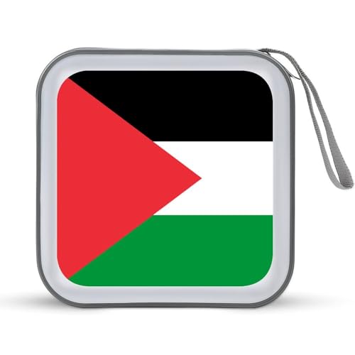 Palestine Flag CD Case DVD Storage Case Portable