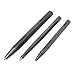Mayhew Select 89082 Punch Set, 3-Piece, Black