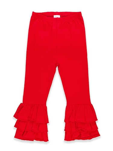 Image of RuffleButts Baby /Toddler Girls Stretchy Flare Pants w /Ruffles