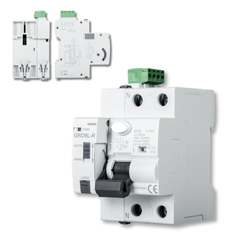 GEYA Disjuntor Inteligente AC 230V, Disjuntor de Corrente RCCB 2P...