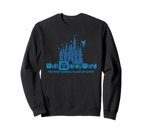 Sweatshirt Walt Disney World bleu marine pour adulte tailled M au XL