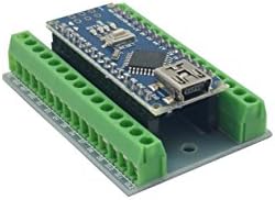 [initeq] MiniUSB CH340G Microcontroller Development Board with Screw Terminal Breakout Board Expansion Shield (Requires Soldering)
