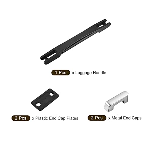 Image of METALLIXITY Luggage Handle Replacement (220mm /8.66 inch) 1Pcs, Plastic Spare Strap Handle Grip - for Home Box Case Suitcase, Black