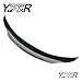 YOUNGERCAR Rear Spoiler for 2015-2021 Benz W205 C-Class C180 C200 C300 AMG C43 C63 C63S Sedan Carbon Fiber Painted ABS Rear Trunk Wing PSM Style