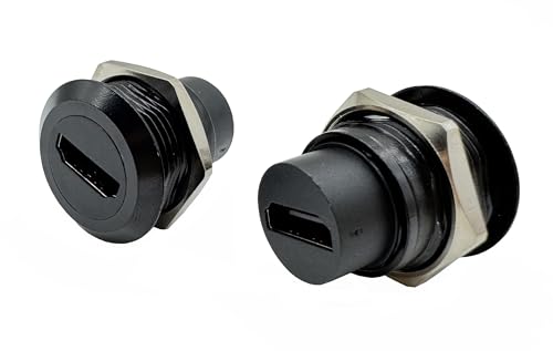 2PCS HDMI Pass Through Connector, HDMI Panel Mount Couplerr miniatura 5