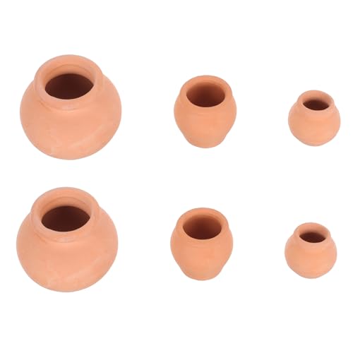 CIYODO Macetas de Cerámica para Plantas Suculentas Miniatura, Juego de 2 Piezas Macetas Redondas Pequeñas y Medianas, Decorativas para Escritorio, Oficina y Jardinería Interior