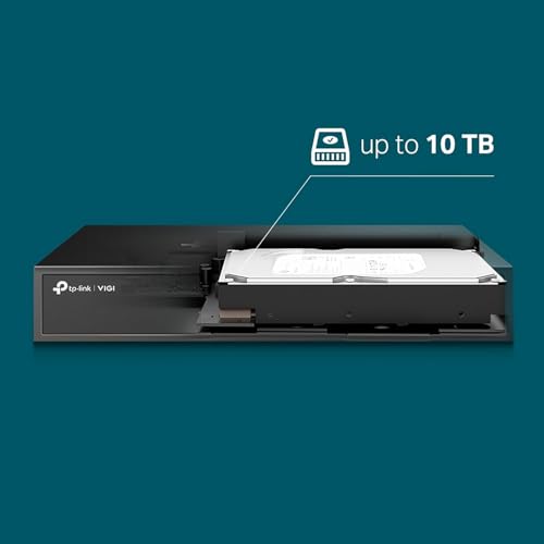 Image of VIGI 8-Channel NVR1008H Network Video Recorder, 4K HDMI Output, H.265+ Compression, 80 Mbps, Two-Way Audio, Remote Monitoring Compatible with TP-Link