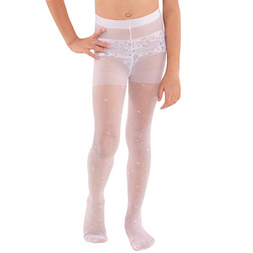 Meia CalçaTrifil W06852 Infantil Gravatinha - Fio 20 001-Branco G