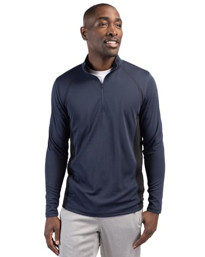 Clique Ice Pique Colorblock Mens Half Zip Tech Pullover3