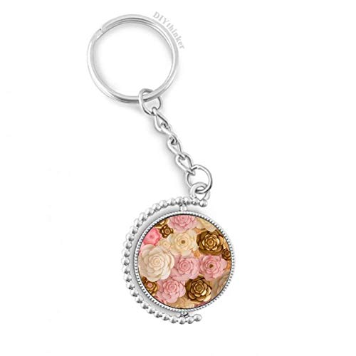 Llavero de flores hermoso para colgar llaves de casa y coche con estilo