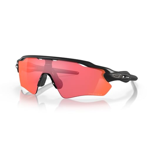 Oakley Radar EV Path OO9208 920890 38MM Matte Black/Prizm Trail Torch Shield Sunglasses for Men+ Microfiber Pouch