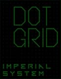 DOT GRID imperial system notebook: 8.5' x 11' - 120 Dotted Pages - 0.5'x0.5' spaced dots