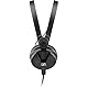 Sennheiser HD 25 On-Ear DJ & Monitoring Kopfhörer | Drehbare Kapsel für einseitiges Abhören | 1.5M einseitiges Kabel & 1/4 Klinkenadapter inklusive | Schwarz (506909)