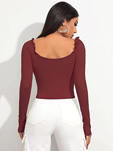 Image of Shasmi Women's Shirt | Sweat Heart Neck | Full Sleeve | Regular Fit | Elegant Design Stylish & Comfortable | All-Day Comfort | Perfect for Formal, Casual (Tank Top)
