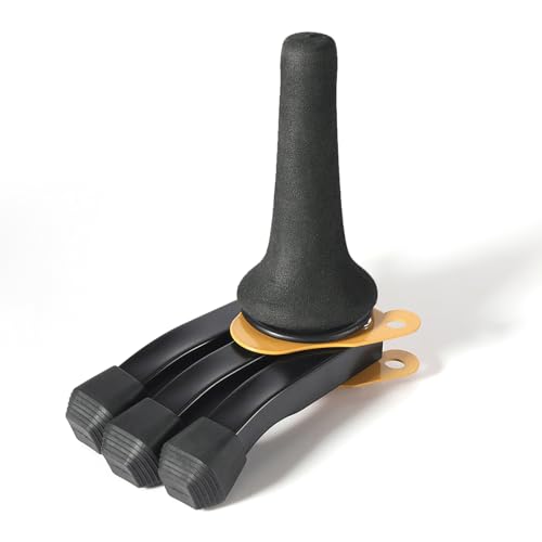 livre SEAFRONT Stand de Flûte, Métal et Plastique, Design Portable, Support Stable pour la Clarinette, le Piccolo et le Saxophone, Idéal pour les Musiciens en Déplacement (YELLOW)