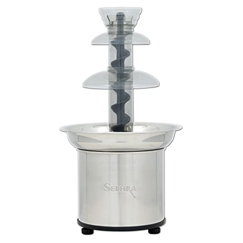 Image of Sephra Select 16 inch Home Fondue Fountain - 4lb Capacity - Serves up to 20 People