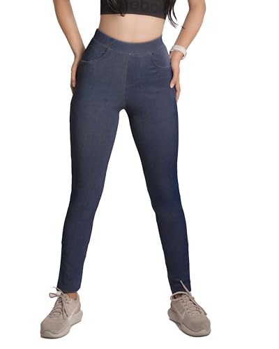 Image of Mehrang Stretchable Gym Pants for Women & Tights for Women Workout with Mesh Insert & Side Pockets