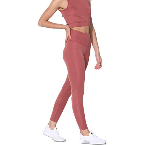Image of Silvertraq Women's Slim Fit Polyester Blend Leggings (W101$P Light Pink XS)