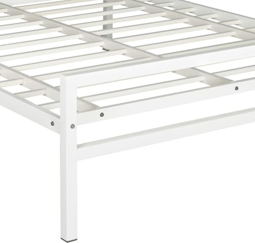 Image of TEKAVO CozyCrest King Size Bed | Metal and Wood Frame | Modern Bedroom Furniture | Rustic Design | Durable & Stylish | DIY
