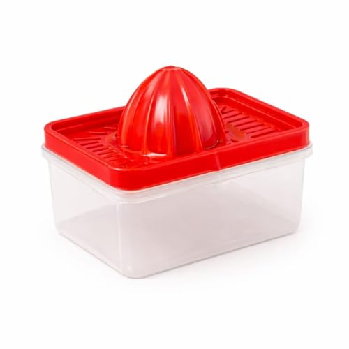 Image of Heavy Duty Manual Lemon Squeezer | Hand Press Citrus Juicer with Deep Bowl Design | Non-Slip Grip | Seed-Free Juice Extractor for Lemon, Lime & Orange | Kitchen Tool (White)