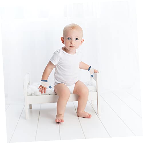 BESPORTBLE 2 Pairs of Adjustable Baby Anti-Sucking Gloves for Infants Soft Thumb Protector Mittens Finger Sucking Stopper for Toddlers Lightweight Fabric Suitable for Children2