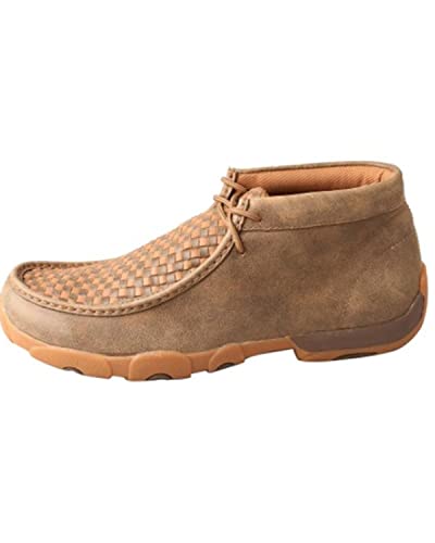 Twisted X Men's Chukka Driving Moc, Moc Toe, Bomber & Tan, 8 EEE3