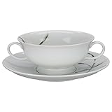  Generisch Suppentasse mit Untere Rosenthal Aida Fleur de Chine Lilie