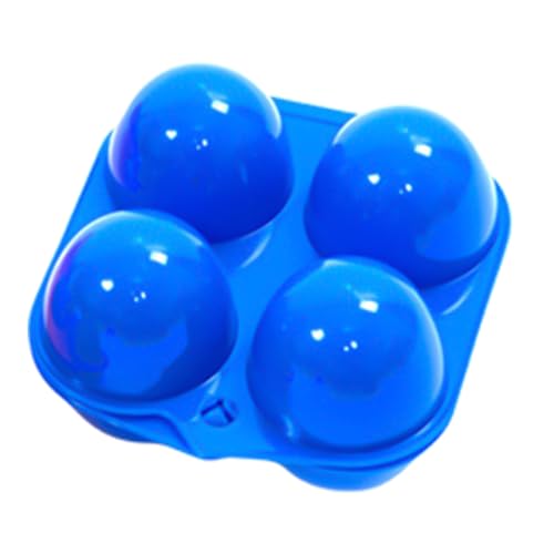 Dmuzsoih Scatola portauova portatile a 4 cinghie, contenitore per uova da campeggio, porta uova con manico, dispenser per uova con vassoio per uova, a prova di perdite, antiurto, per picnic, viaggi