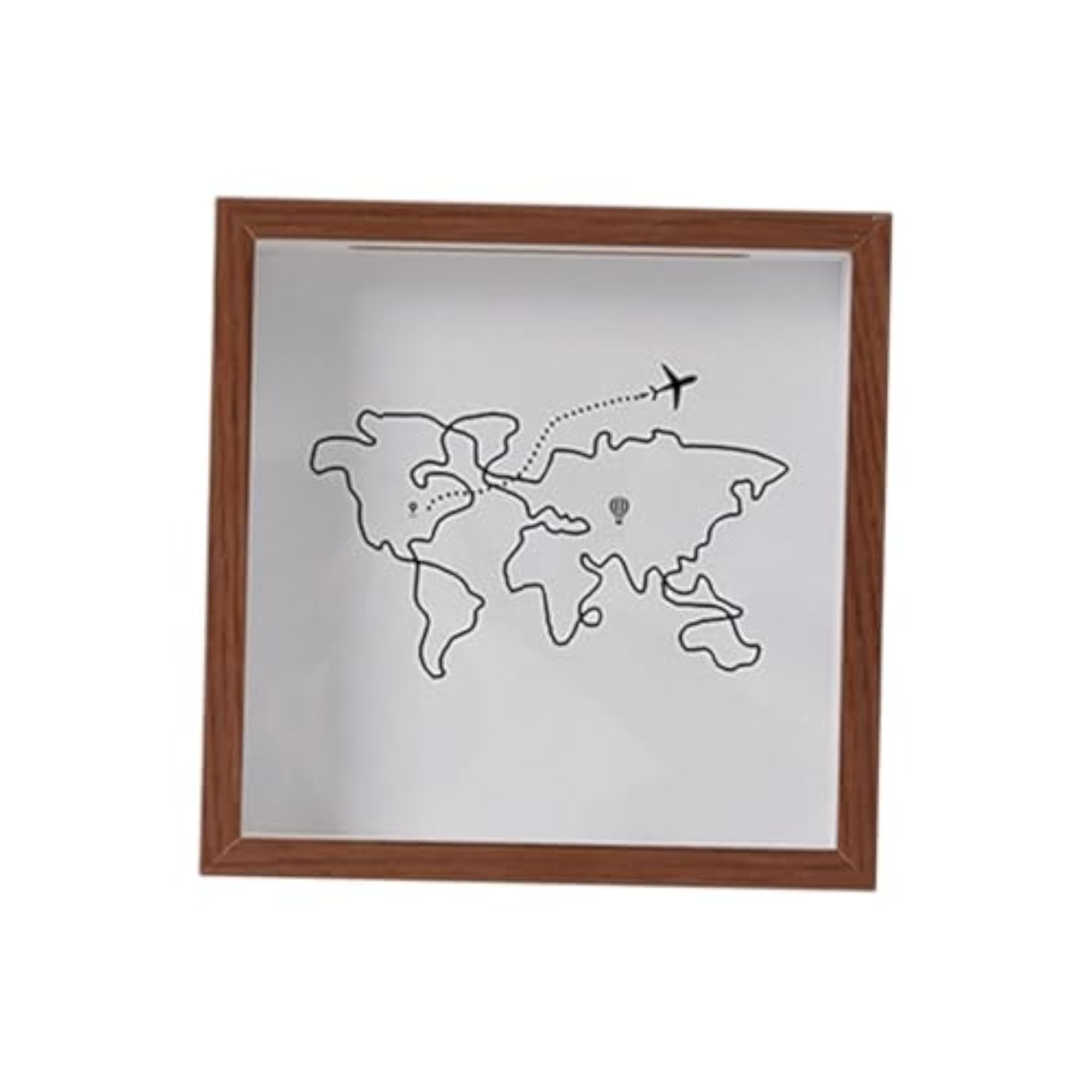 Square Ticket Holder Shadow Box Frame for Handicrafts